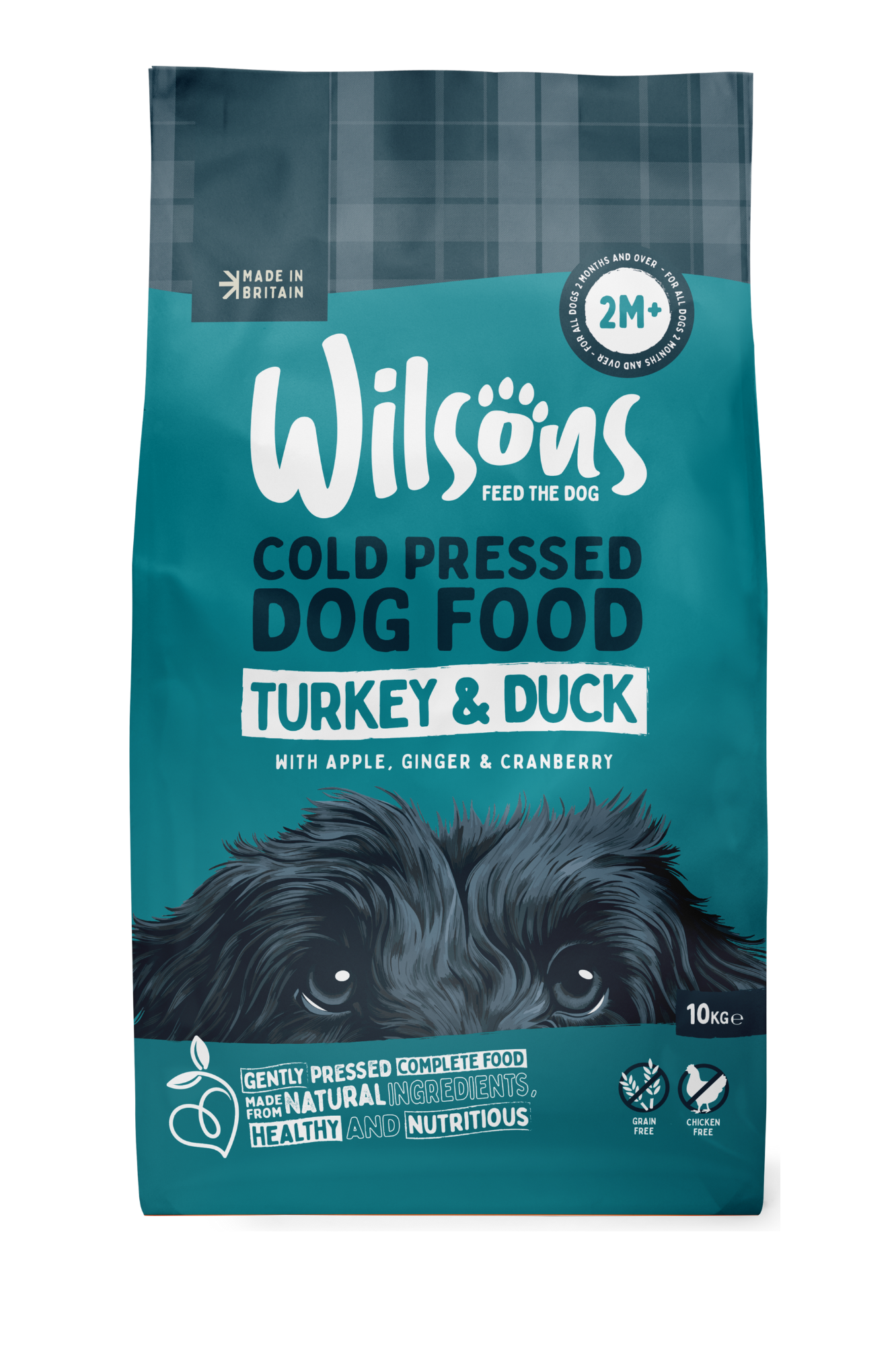 Turkey & Duck Premium British Cold Pressed Dog Food - Over 500kg