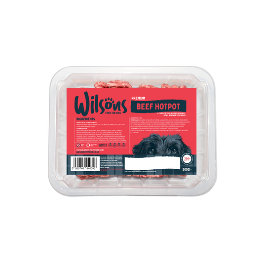 Beef Hot Pot Premium Complete Raw Frozen Dog Food - Over 500kg