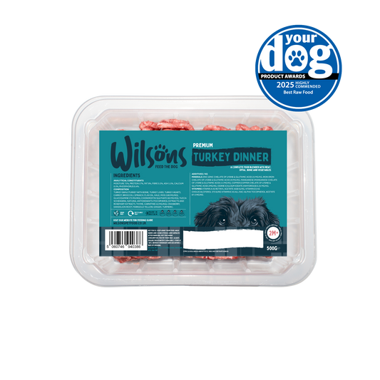 Turkey Dinner Premium Raw Frozen Dog Food