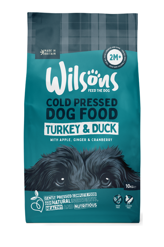 Turkey & Duck Premium British Cold Pressed Dog Food - Over 500kg