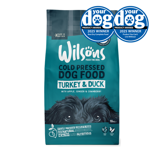 Turkey & Duck Premium British Cold Pressed Dog Food - Over 500kg