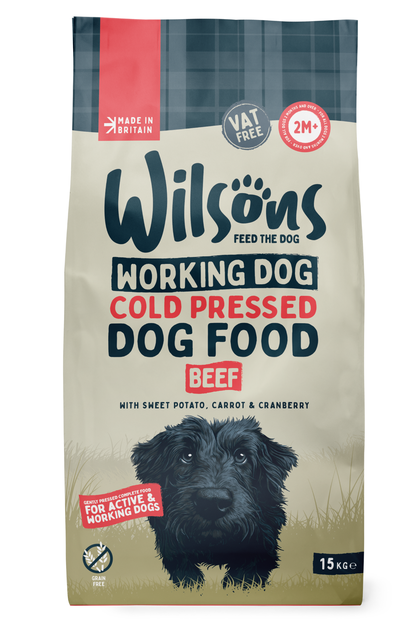 Beef Cold Pressed Working Dog Food - Over 500kg