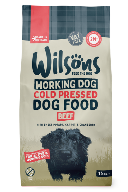 Beef Cold Pressed Working Dog Food - Over 500kg