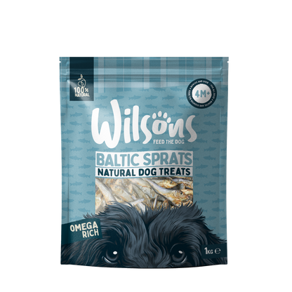 Baltic Sprats Natural Dog Treats - Over 500kg