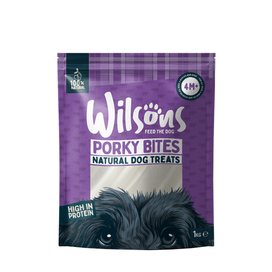 Porky Bites Inner Ears Natural Dog Treats - Over 500kg