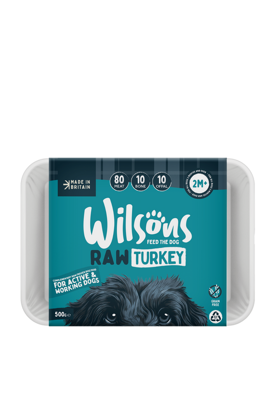 Turkey 80/10/10 Raw Frozen Dog Food - Over 500kg