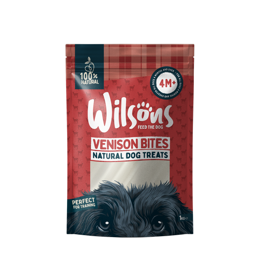 Venison Bites Natural Dog Treats - Over 500kg