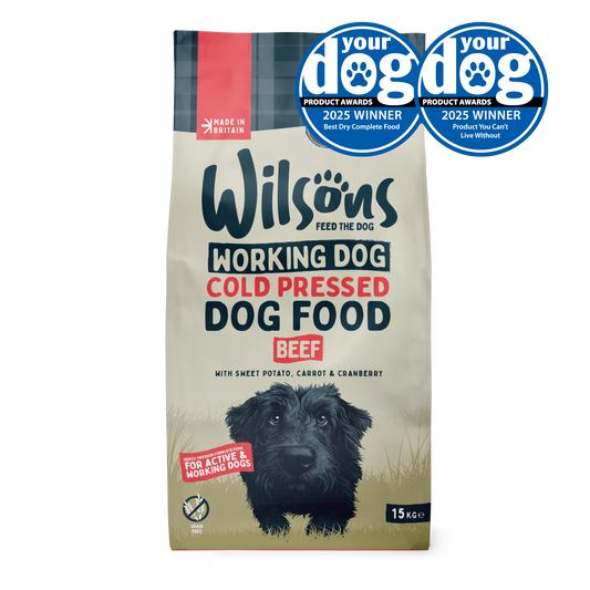 Beef Cold Pressed Working Dog Food - Over 500kg