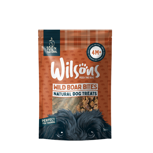 Wild Boar Bites Natural Dog Treats